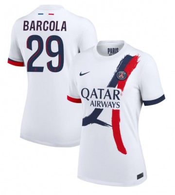 Paris Saint-Germain Bradley Barcola #29 Bortatröja Dam 2024-25 Kortärmad